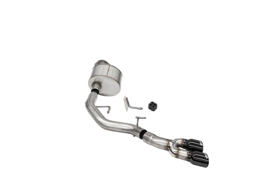 Corsa Performance 21141BLK 3.0in. Front of Tire Exit Catback Exhaust System with Twin 3.5in. Tips for Select Ford F-150