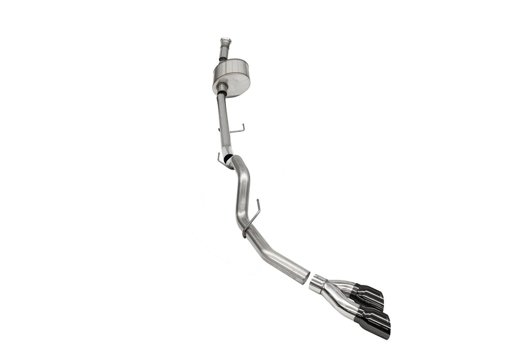 Corsa Performance 21145BLK 3.0in. Single Side Exit Catback Exhaust System with Twin 4.0in. Tips for Select Ford F-150