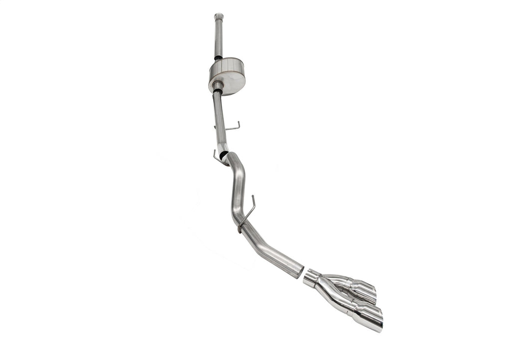 Corsa Performance 21151 3.0in. Single Side Exit Catback Exhaust System with Twin 4.0in. Tips for Select Ford F-150