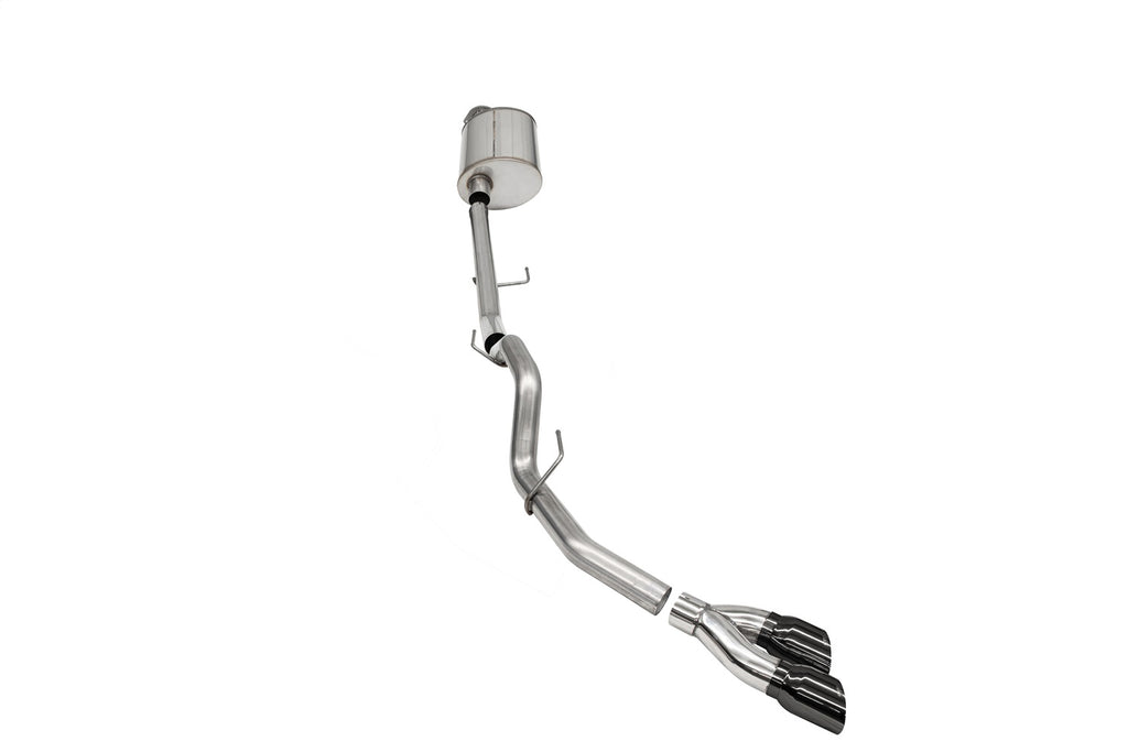 Corsa Performance 21154BLK 3.0in. Single Side Exit Catback Exhaust System with Twin 4.0in. Tips for Select Ford F-150