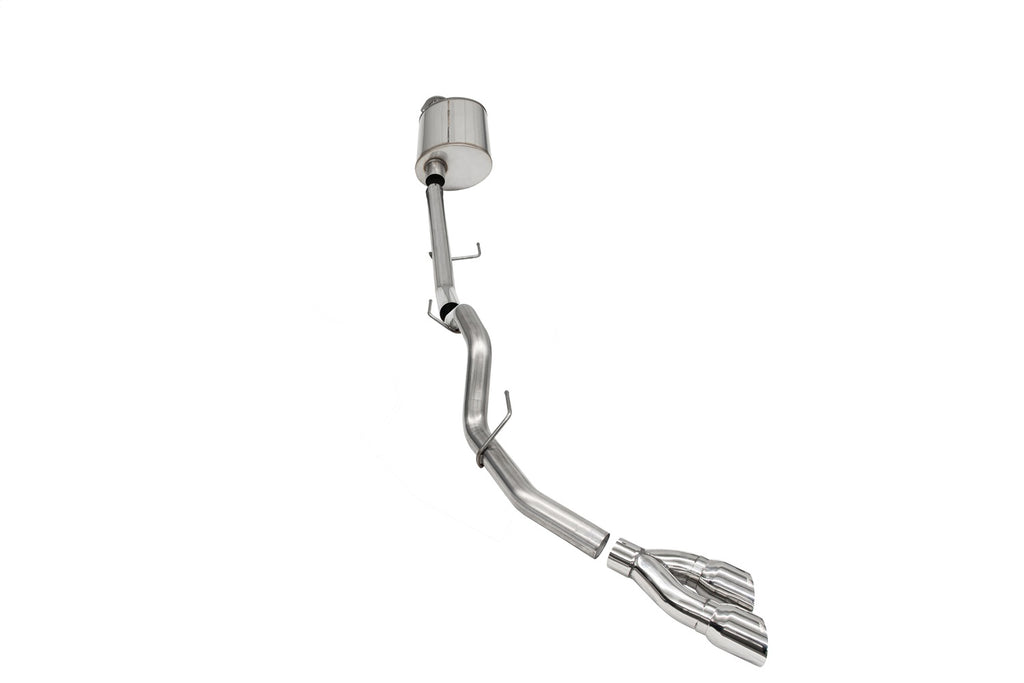 Corsa Performance 21154 3.0in. Single Side Exit Catback Exhaust System with Twin 4.0in. Tips for Select Ford F-150