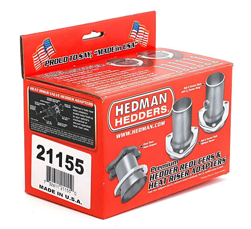 Hedman Hedders 21155 2-1/2 in. Stainless, Ball-Style Header Collector Conversion Kit