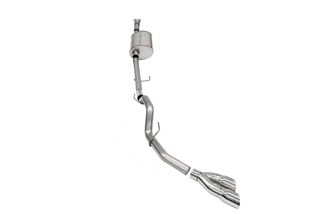Corsa Performance 21157 3.0in. Single Side Exit Catback Exhaust System with Twin 4.0in. Tips for Select Ford F-150