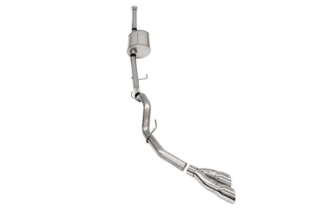 Corsa Performance 21160 3.0in. Single Side Exit Catback Exhaust System with Twin 4.0in. Tips for Select Ford F-150