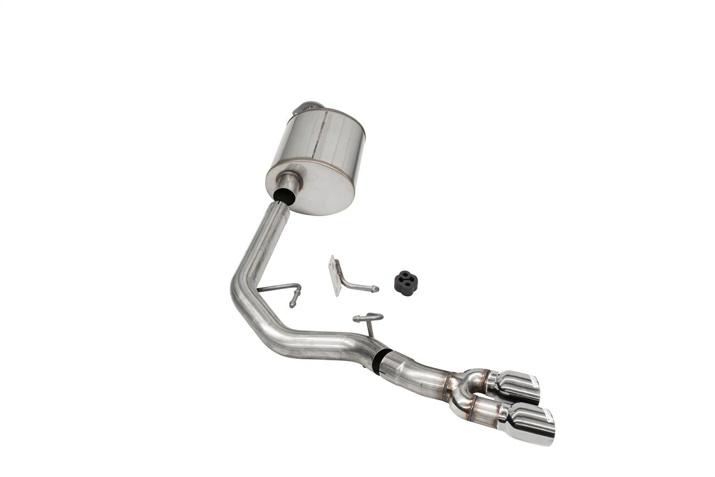 Corsa Performance 21162 3.0in. Front of Tire Exit Catback Exhaust System with Twin 3.5in. Tips for Select Ford F-150
