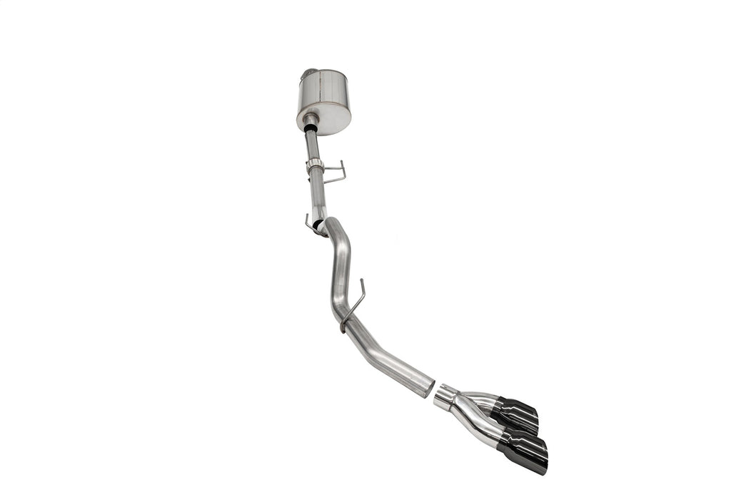 Corsa Performance 21163BLK 3.0in. Single Side Exit Catback Exhaust System with Twin 4.0in. Tips for Select Ford F-150
