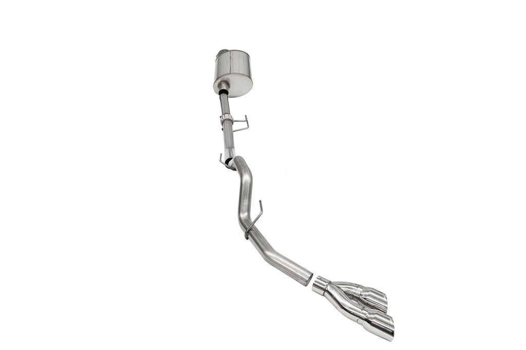 Corsa Performance 21163 3.0in. Single Side Exit Catback Exhaust System with Twin 4.0in. Tips for Select Ford F-150