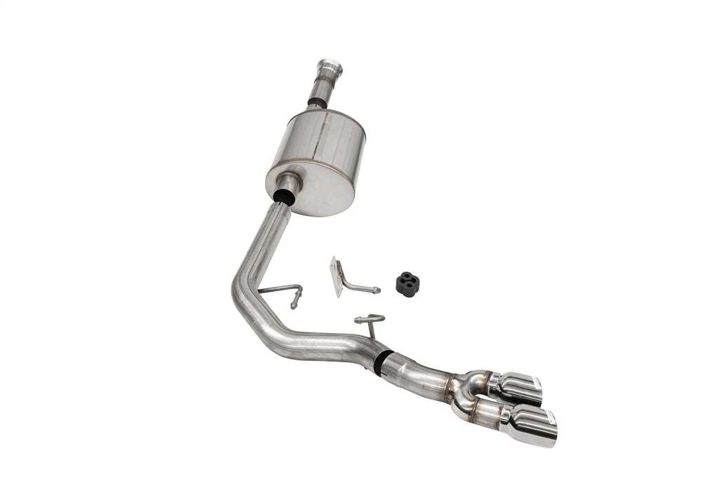 Corsa Performance 21165 3.0in. Front of Tire Exit Catback Exhaust System with Twin 3.5in. Tips for Select Ford F-150