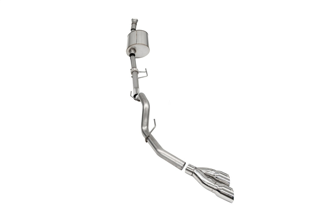 Corsa Performance 21166 3.0in. Single Side Exit Catback Exhaust System with Twin 4.0in. Tips for Select Ford F-150