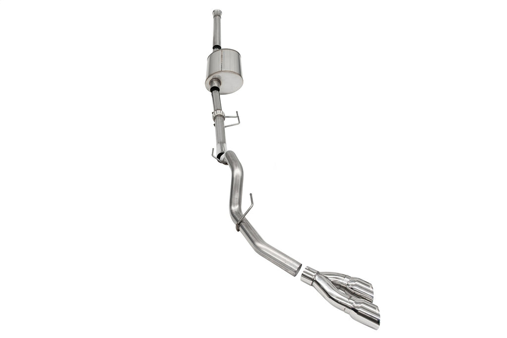 Corsa Performance 21169 3.0in. Single Side Exit Catback Exhaust System with Twin 4.0in. Tips for Select Ford F-150