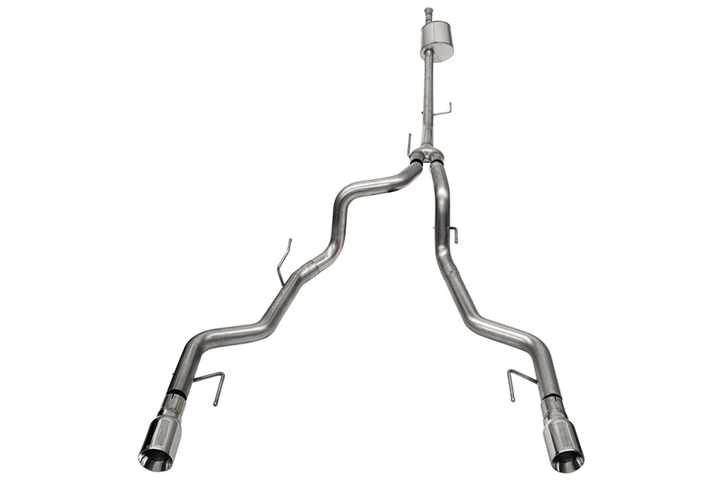 Corsa Performance 21184 3.0in. to 2.75in. Dual Rear Exit Cat-back Exhaust System with 4.0in. Polished St for Select Ford F-150