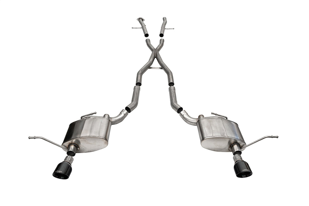 Corsa Performance 21187BLK 2.5in. Dual Rear Exit Cat-Back Exhaust System with Single 4.5in. Black PVD Pro-S for Select Jeep Grand Cherokee