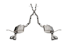 Load image into Gallery viewer, Corsa Performance 21188 2.5in. Dual Rear Exit Cat-Back Exhaust System with Twin 4.0in. Polished Pro-Seri for Select Jeep Grand Cherokee