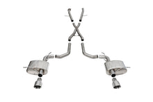 Load image into Gallery viewer, Corsa Performance 21196 2.75in. Dual Rear Exit Cat-Back Exhaust System with Single 4.5in. Polished Pro S for Select Dodge Durango