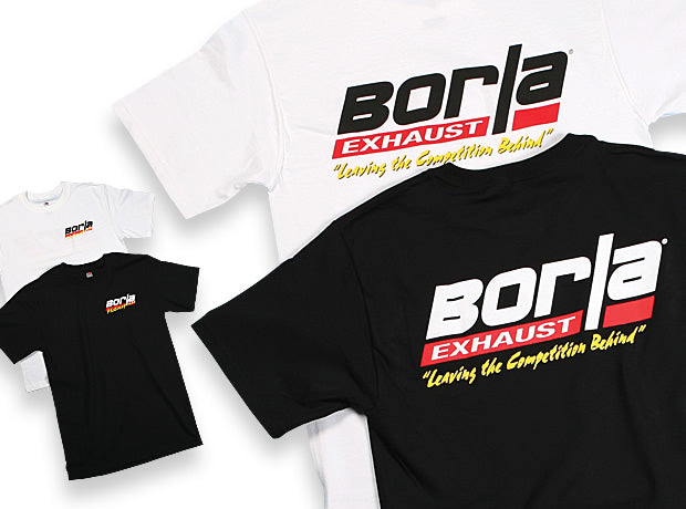 Borla 21197 Men's Motorsports Black T-Shirt - Large
