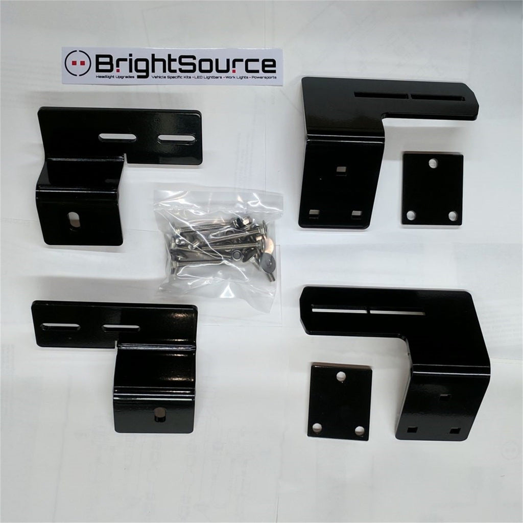 BrightSource 212007 LED Light Bar Bracket; Mounts 10 in. Or 20 in. LED Bar; - Truck Part Superstore