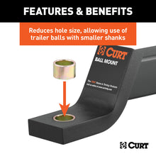Load image into Gallery viewer, CURT 21200 Trailer Ball Reducer Bushing (From 1-1/4" to 1" Stem)