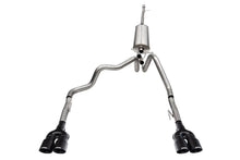 Load image into Gallery viewer, Corsa Performance 21202BPC 3.0in.-2.5in. Cat-Back Dual Rear Exit Exhaust System with Twin 4.0in. Black Powd for Select Chevrolet Silverado 1500, GMC Sierra