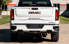 Load image into Gallery viewer, Corsa Performance 21202BPC 3.0in.-2.5in. Cat-Back Dual Rear Exit Exhaust System with Twin 4.0in. Black Powd for Select Chevrolet Silverado 1500, GMC Sierra