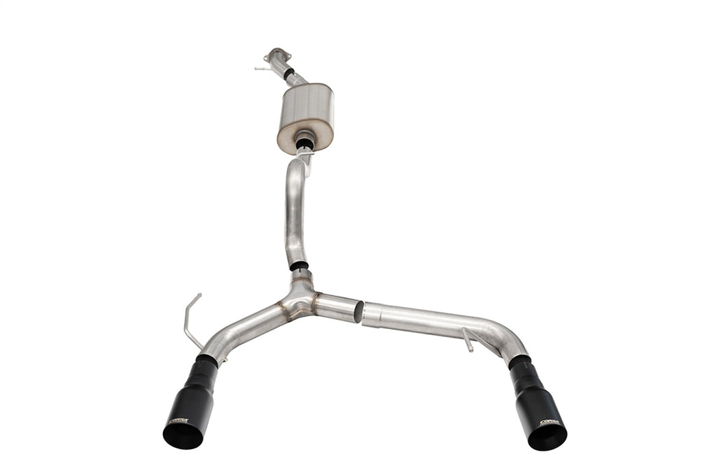 Corsa Performance 21204BPC 2.75in. Cat-Back Single Side Exit Exhaust System with Single 4.0in. Straight-Cut for Select Ford Bronco