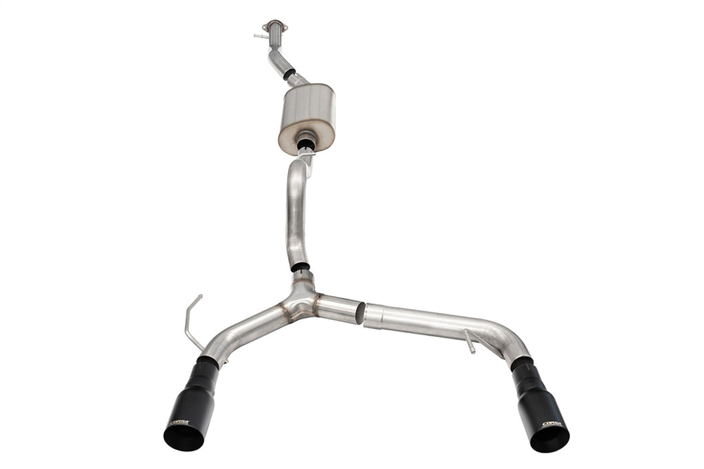 Corsa Performance 21206BPC 2.75in. Cat-Back Single Side Exit Exhaust System with Single 4.0in. Straight-Cut for Select Ford Bronco