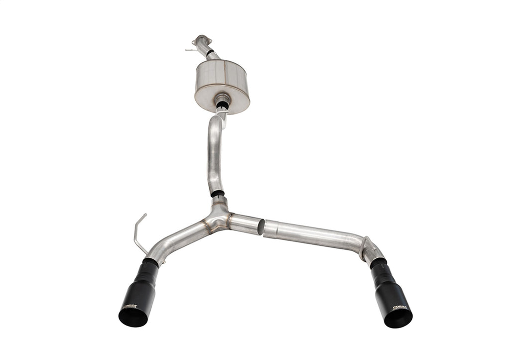 Corsa Performance 21208BPC 2.75in. Cat-Back Single Side Exit Exhaust System with Single 4.0in. Straight-Cut for Select Ford Bronco
