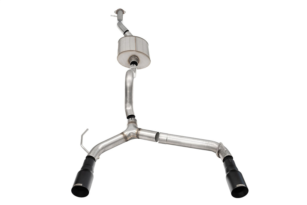 Corsa Performance 21210BPC 2.75in. Cat-Back Single Side Exit Exhaust System with Single 4.0in. Straight-Cut for Select Ford Bronco