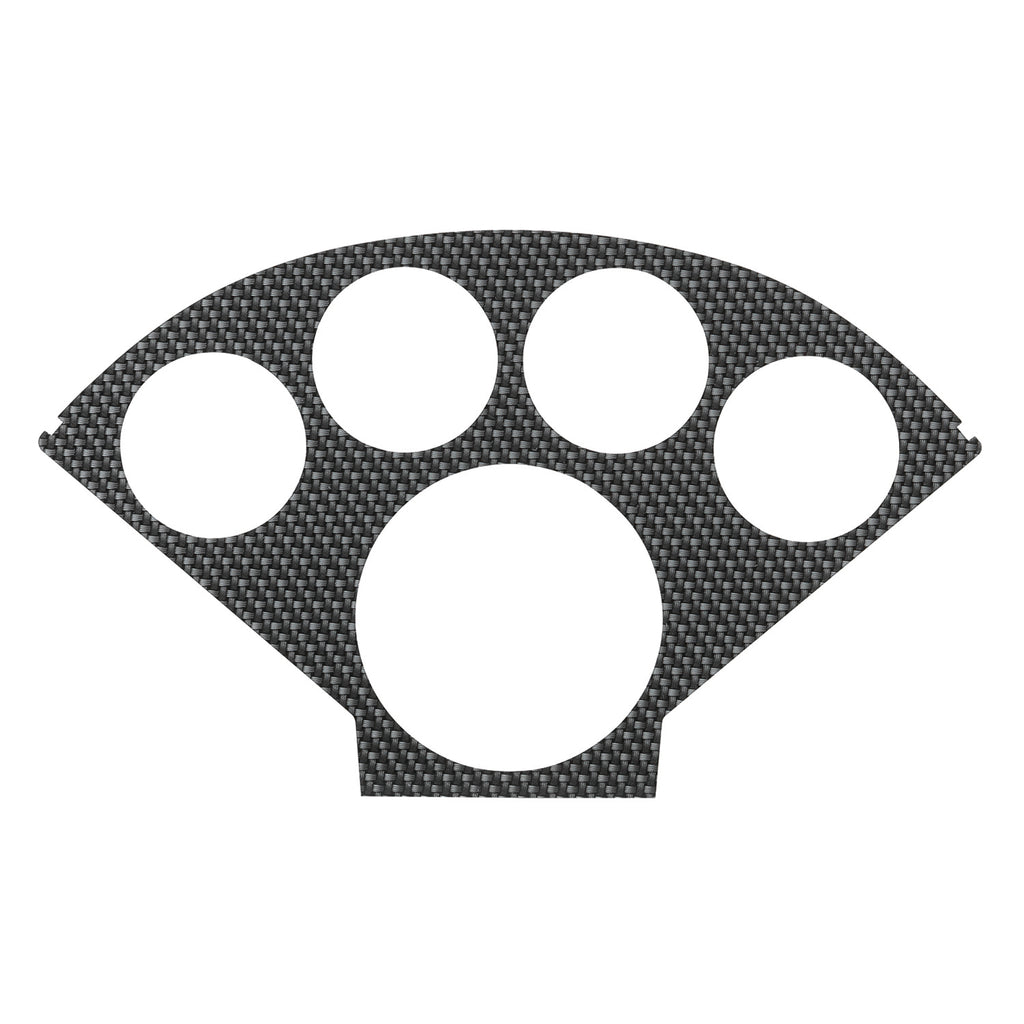 AutoMeter 2122 FACEPLATE FOR #2207, OPTIONAL, SILVER CARBON LOOK