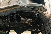 Load image into Gallery viewer, Corsa Performance 21238BPC 3.0in. Dual Rear Exit Cat-Back Exhaust System with Twin 4.0in. Black Powder Coat for Select Chevrolet Silverado 1500, GMC Sierra