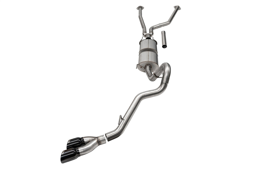 Corsa Performance 21245BLK 3in. Cat-Back Side Exit Exhaust System with Twin 4in. Black PVD Tips for Select Toyota Tundra