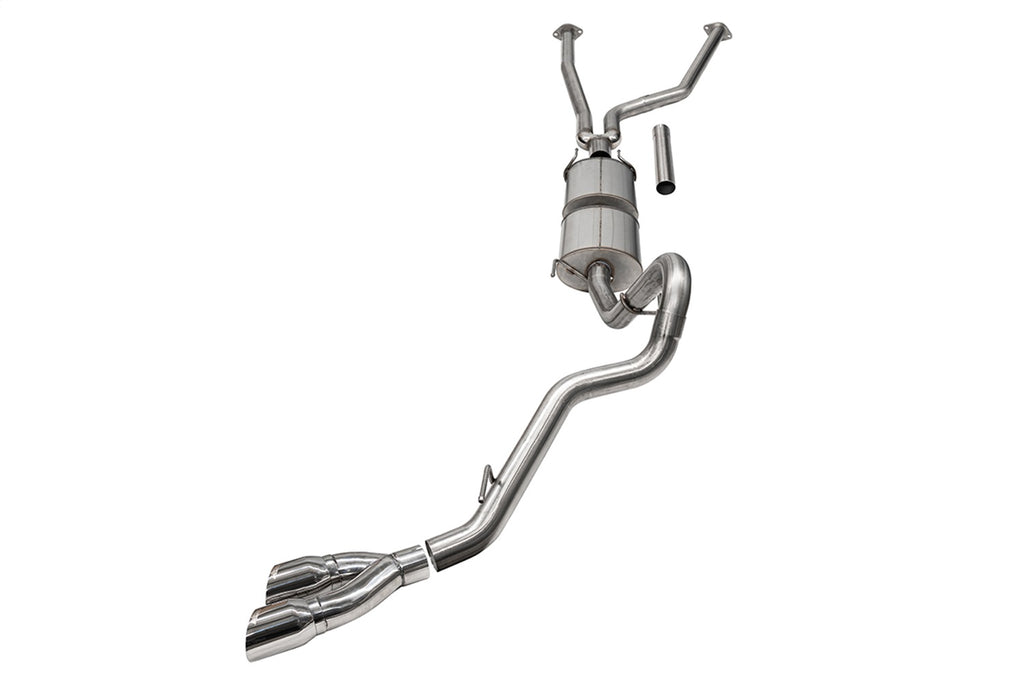 Corsa Performance 21245 3in. Cat-Back Side Exit Exhaust System with Twin 4in. Black PVD Tips for Select Toyota Tundra