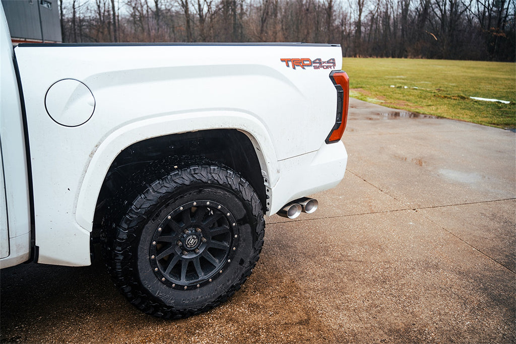 Corsa Performance 21245 3in. Cat-Back Side Exit Exhaust System with Twin 4in. Black PVD Tips for Select Toyota Tundra