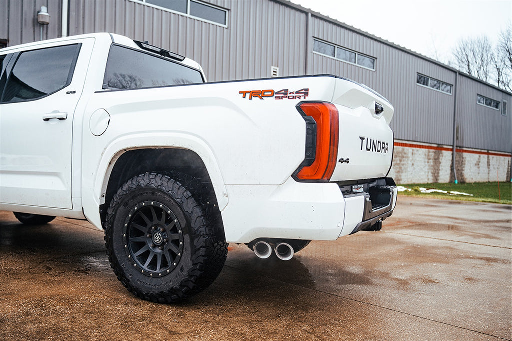 Corsa Performance 21245 3in. Cat-Back Side Exit Exhaust System with Twin 4in. Black PVD Tips for Select Toyota Tundra