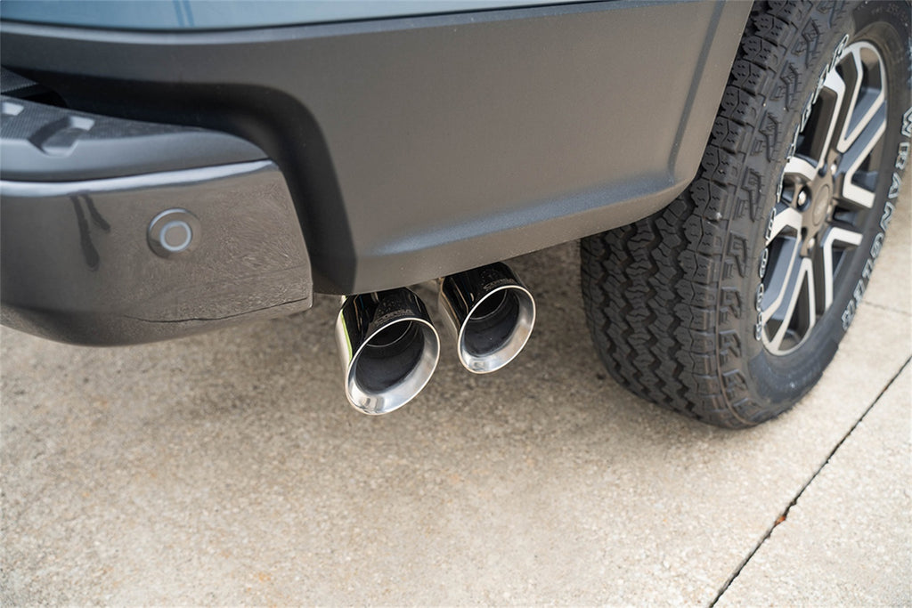 Corsa Performance 21246 3in. Cat-Back Exhaust; Xtreme Sound Level; 4in.Polished Pro-Series Slash Cut Twi for Select Ford Ranger