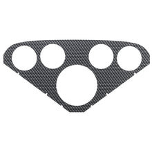 Load image into Gallery viewer, AutoMeter 2124 FACEPLATE FOR #2208, OPTIONAL, SILVER CARBON LOOK