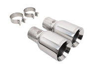 Load image into Gallery viewer, Corsa Performance 21258 (2) 4.5in. Polished Straight Cut Tips (3.0in. Inlet-Includes (2) Clamps) for Select Ford Mustang