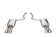 Load image into Gallery viewer, Corsa Performance 21261 3.0in. Dual Rear Exit Axle-Back with Twin 4.0in. Polished Pro-Series Tips for Select Ford Mustang
