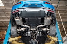 Load image into Gallery viewer, Corsa Performance 21262BLK 3.0in. Dual Rear Exit Axle-Back with Twin 4.0in. Black PVD Straight Cut Tips for Select Ford Mustang