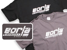Load image into Gallery viewer, Borla 21262 Men's Distressed Charcoal Crew Neck T-Shirt - Large