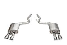 Load image into Gallery viewer, Corsa Performance 21267 3.0in. Dual Rear Exit Axle-Back with Twin 4.5in. Polished Slash Pro-Series Tips for Select Ford Mustang