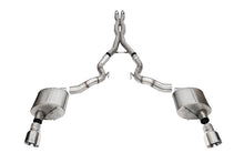 Load image into Gallery viewer, Corsa Performance 21270 3.0in. Dual Rear Exit Cat-Back Exhaust System with 4.5in. Polished Pro Series Ti for Select Ford Mustang