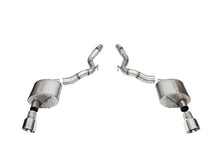 Load image into Gallery viewer, Corsa Performance 21272 3.0in. Dual Rear Exit Axle-Back Exhaust System with 4.5in. Polished Pro Series T for Select Ford Mustang