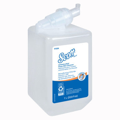 Scott 91554 Antimicrobial Foam Skin Cleanser