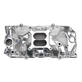 Edelbrock 75611 Polished Air-Gap BBC Oval Port Intake