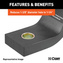 Load image into Gallery viewer, CURT 21300 Trailer Ball Reducer Bushing (From 1-3/8" to 1-1/4" Stem)