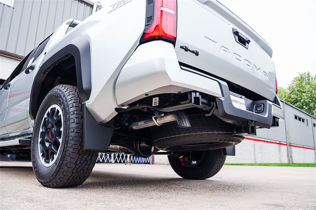 Corsa Performance 21308 3in. Sport Cat-Back Exhaust; Custom Tuned Muffler; After Axle Exhaust Dump for Select Toyota Tacoma
