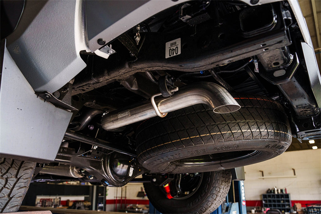 Corsa Performance 21308 3in. Sport Cat-Back Exhaust; Custom Tuned Muffler; After Axle Exhaust Dump for Select Toyota Tacoma