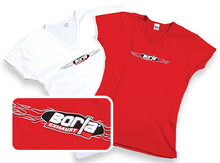 Load image into Gallery viewer, Borla 21309 Women's Wireframe Red V-Neck T-Shirt - Small