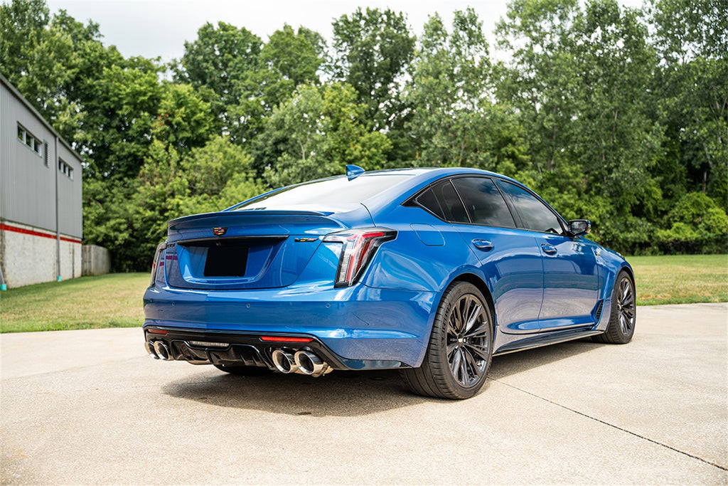 Corsa Performance 21322 3in. Axle-Back Exhaust with Dual Mode Active Exhaust; Dual Rear Exit with Twin 4 for Select Cadillac CT5