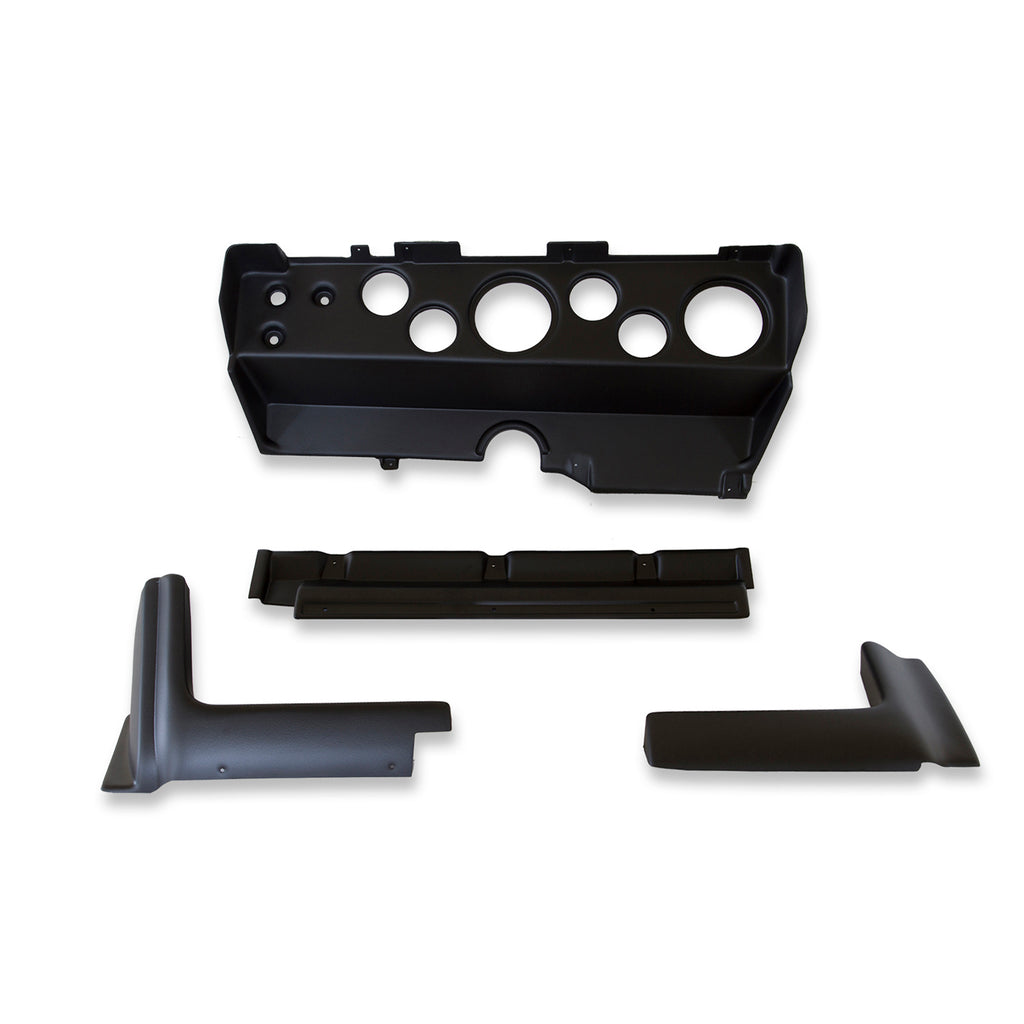 AutoMeter 7029-CH DIR FIT DSH KT, EBODY/CUDA/CHALLENGER 70-74, TACH/MPH/FUEL/OILP/WTMP/VOLT, CHRN